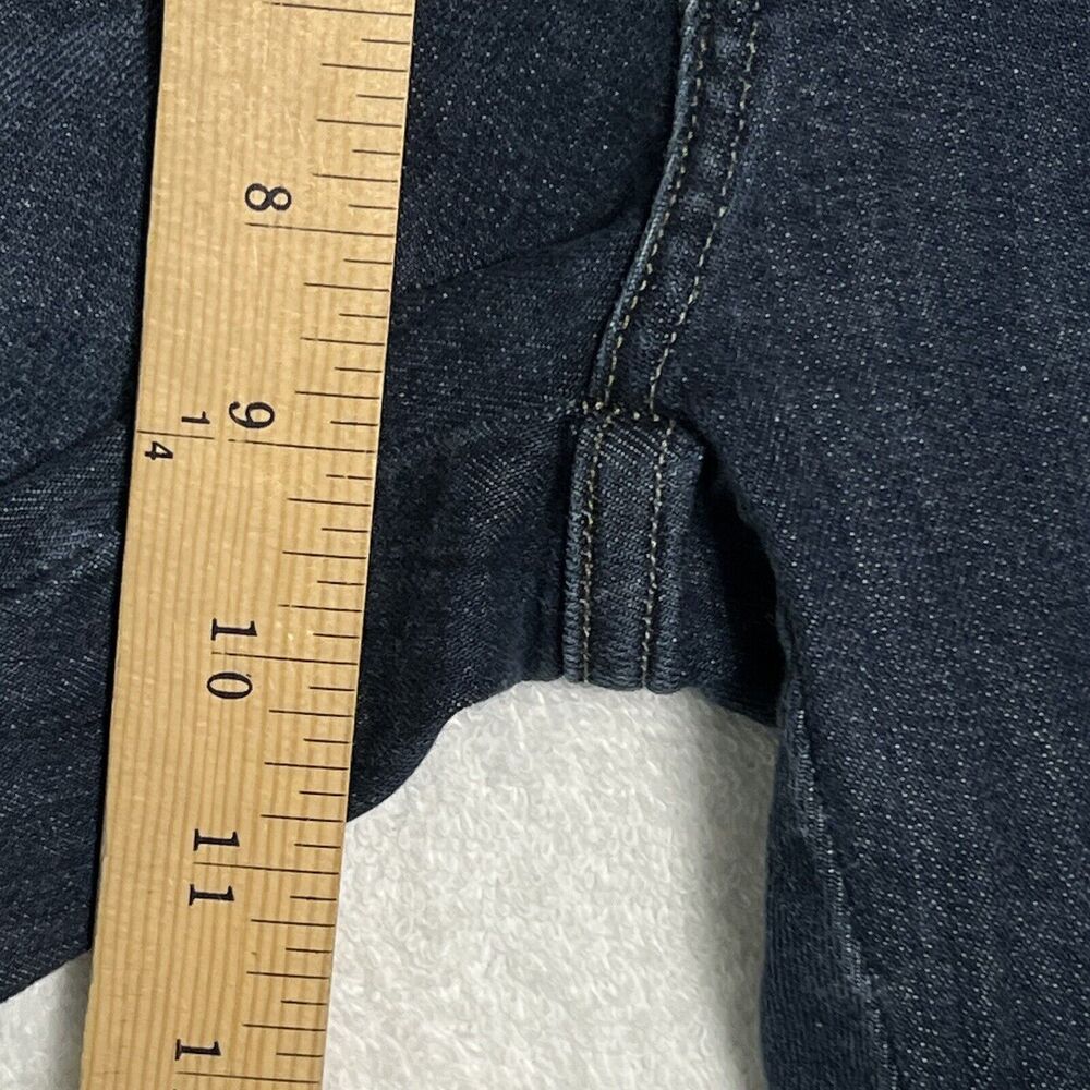 Calvin Klein Lean Boot Jeans Women's 31.5 TAG 29/8 Blue Denim Dark Wash - Picture 8 of 17